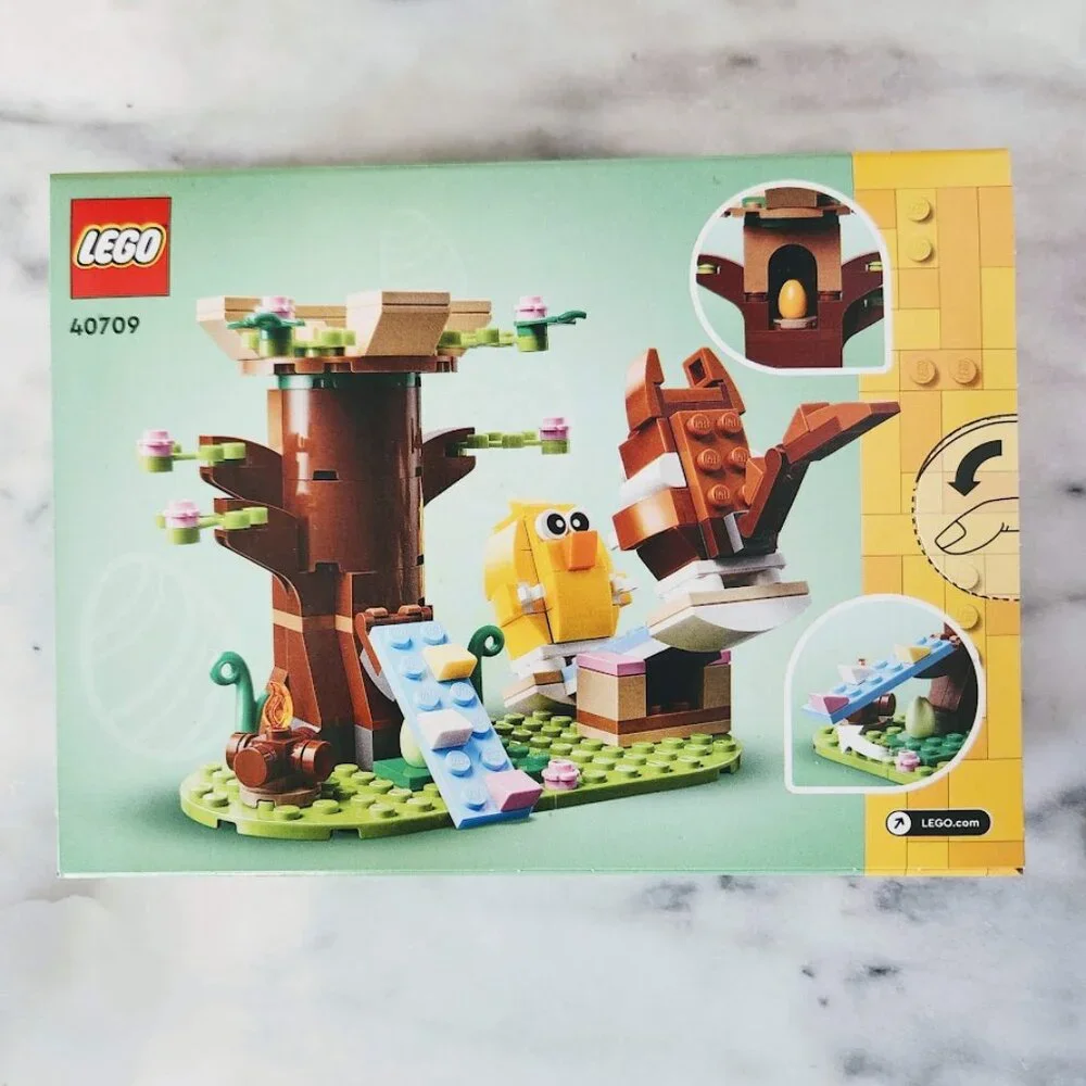 New LEGO Spring Animal Playground Building Toy Set Squirrel Chick Bird Figure 40